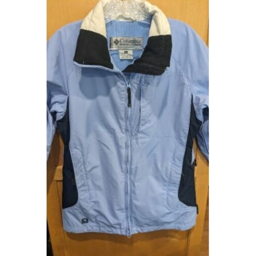 Women Columbia Convert Snow Ski Jacket Full Zip Insulated  Coat Small WATERPROOF